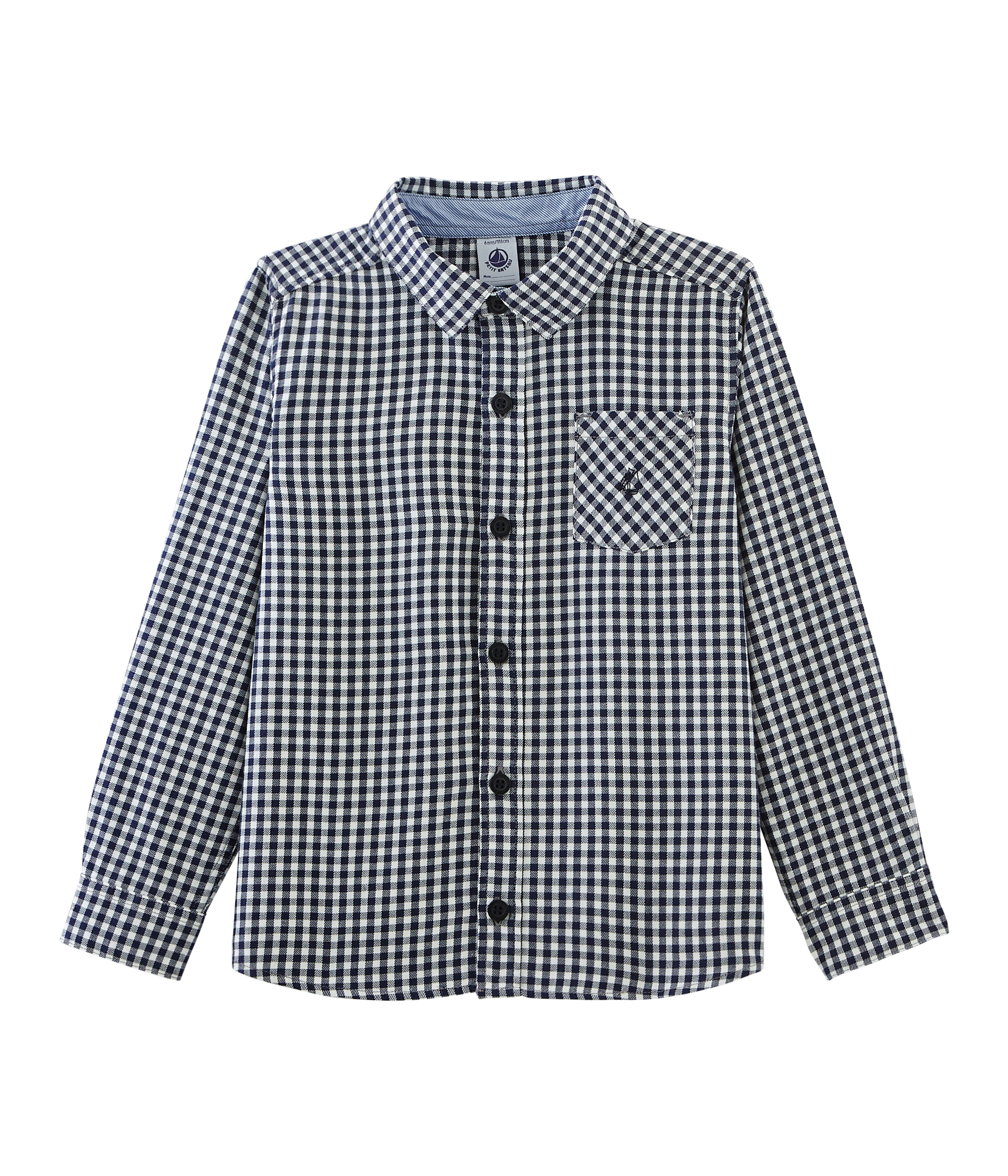Camisa de cuadros para niño