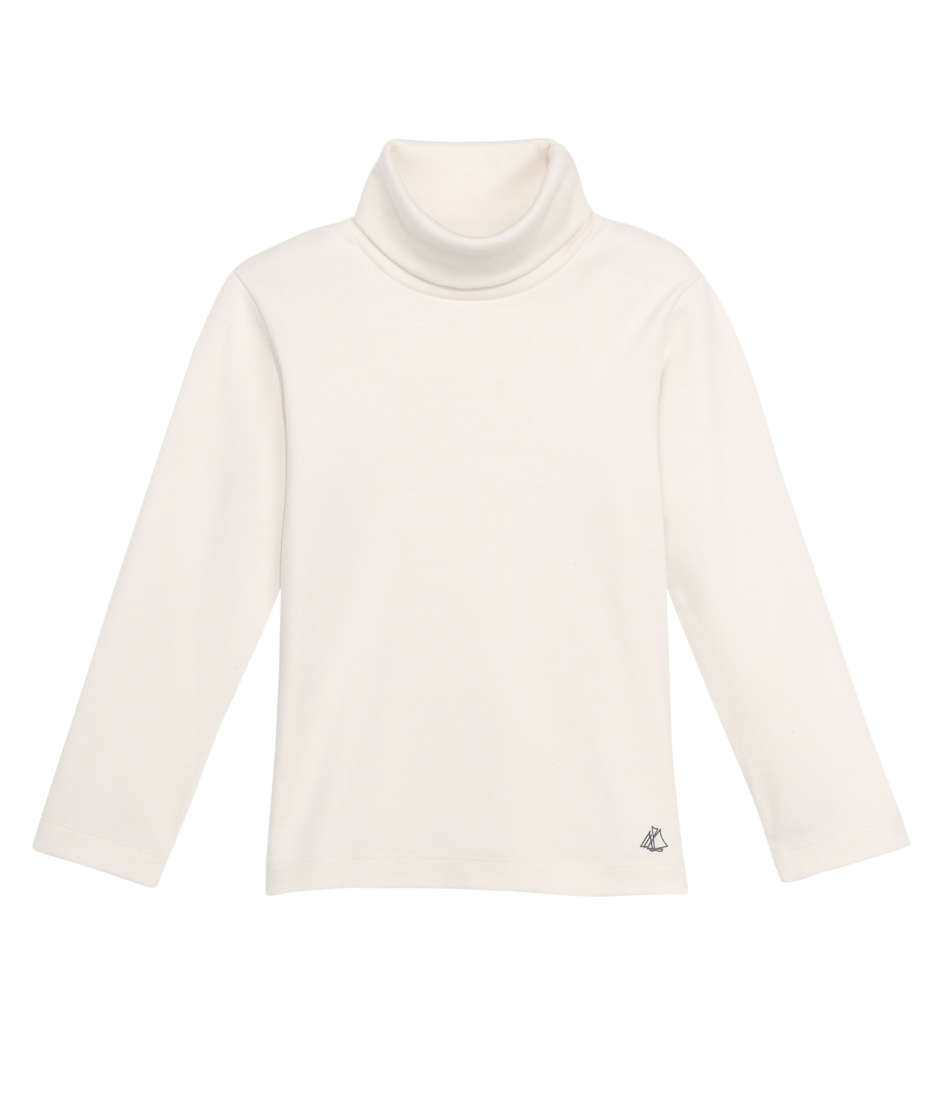 Jersey de cuello alto liso infantil unisex