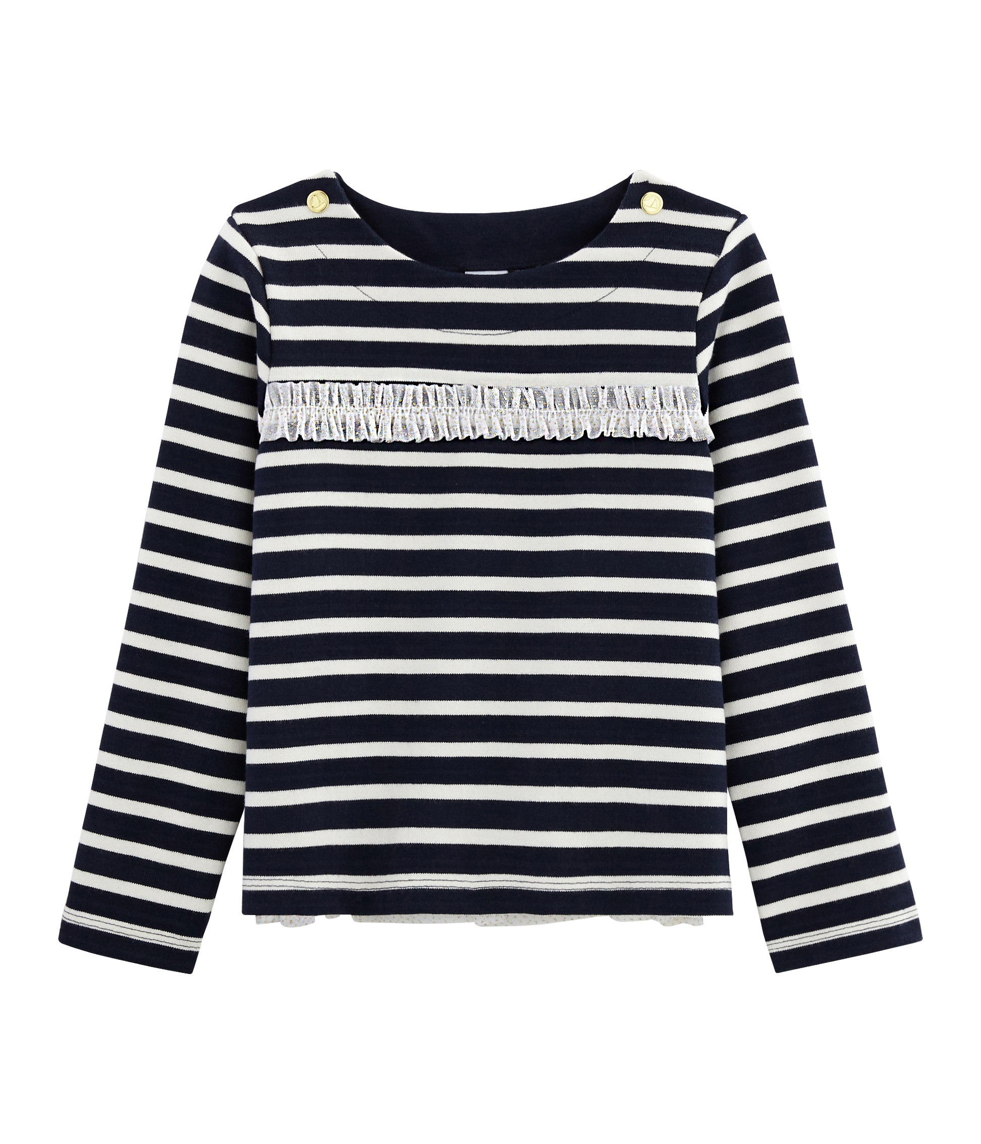 Jersey marinero de manga larga para niña