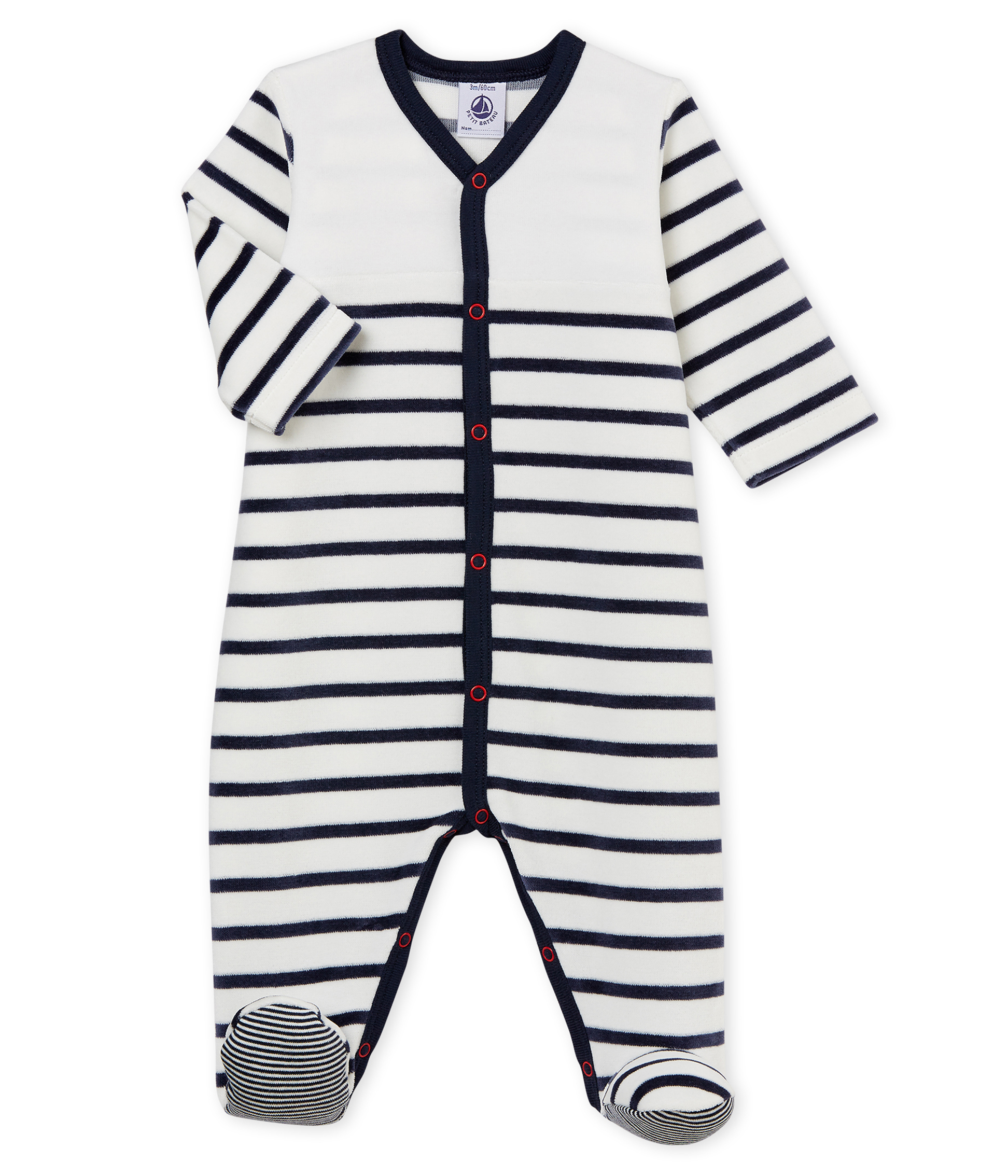 Pijama de terciopelo para bebé